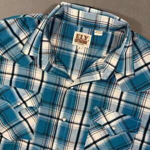 Ely‎ Cattleman S/S Plaid Pearl Snap